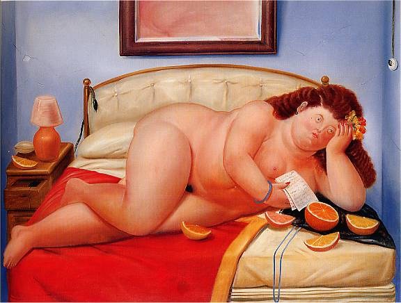 Fernando Botero The Letter 1976